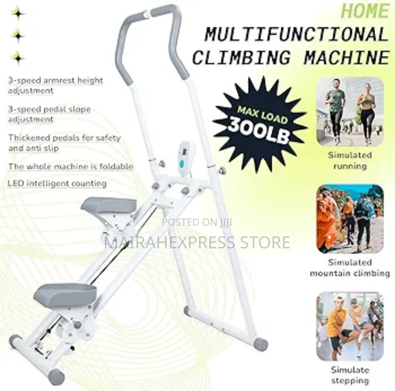 Multifunctional Indoor Foldable Stair Stepper T361