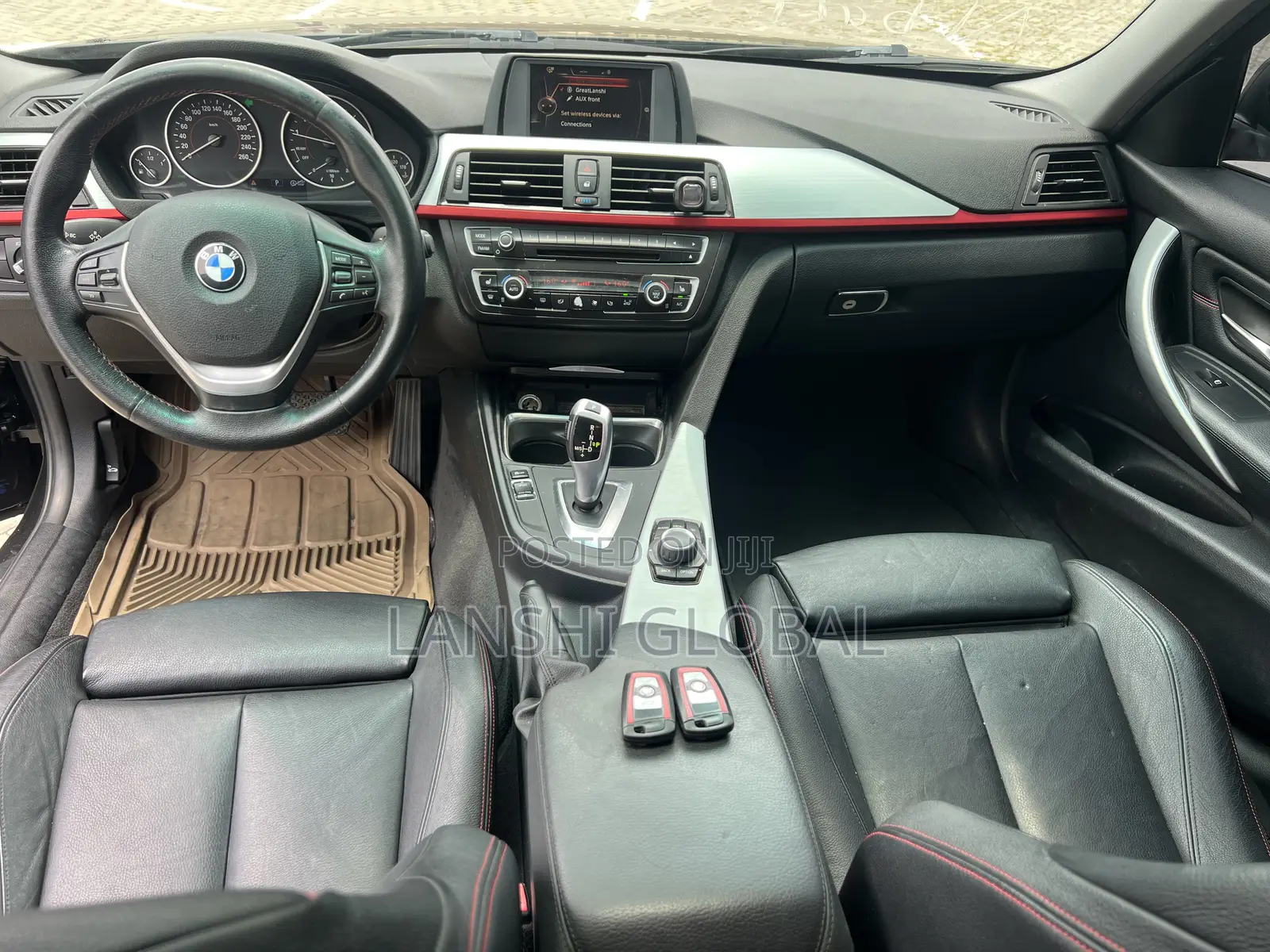 BMW 320i Sedan RWD 2015 Black