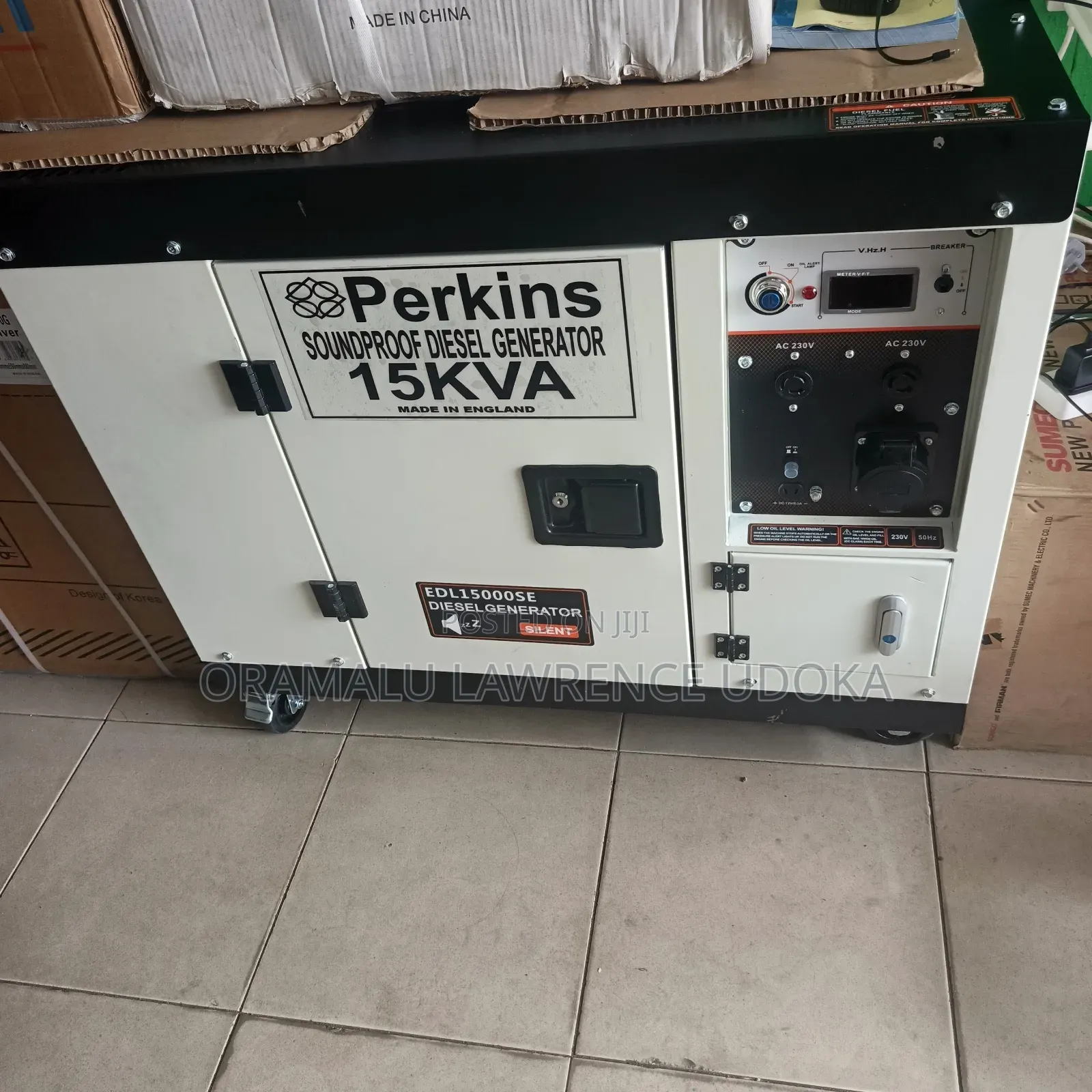 Perkins Soundproof Diesel Generator 15kva