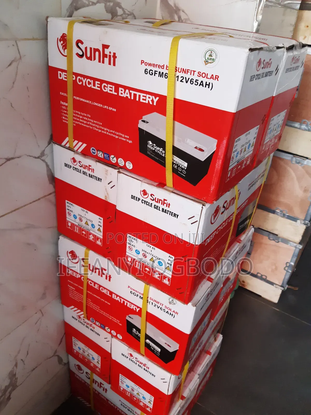 Sunfit Dry Cell Battery 65ah 12v