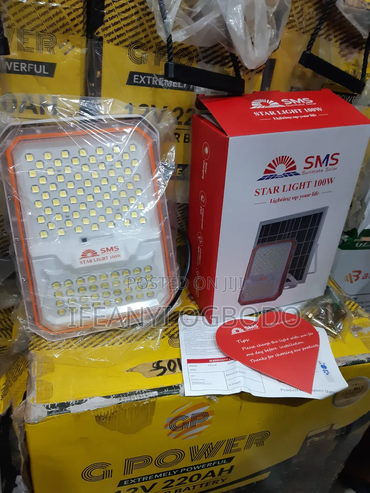 SMS Solar Flood Light 100w