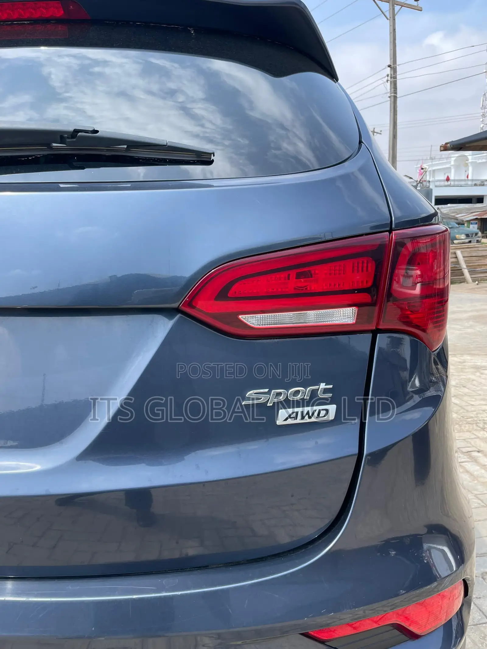 Hyundai Santa Fe SE AWD 2017 Blue