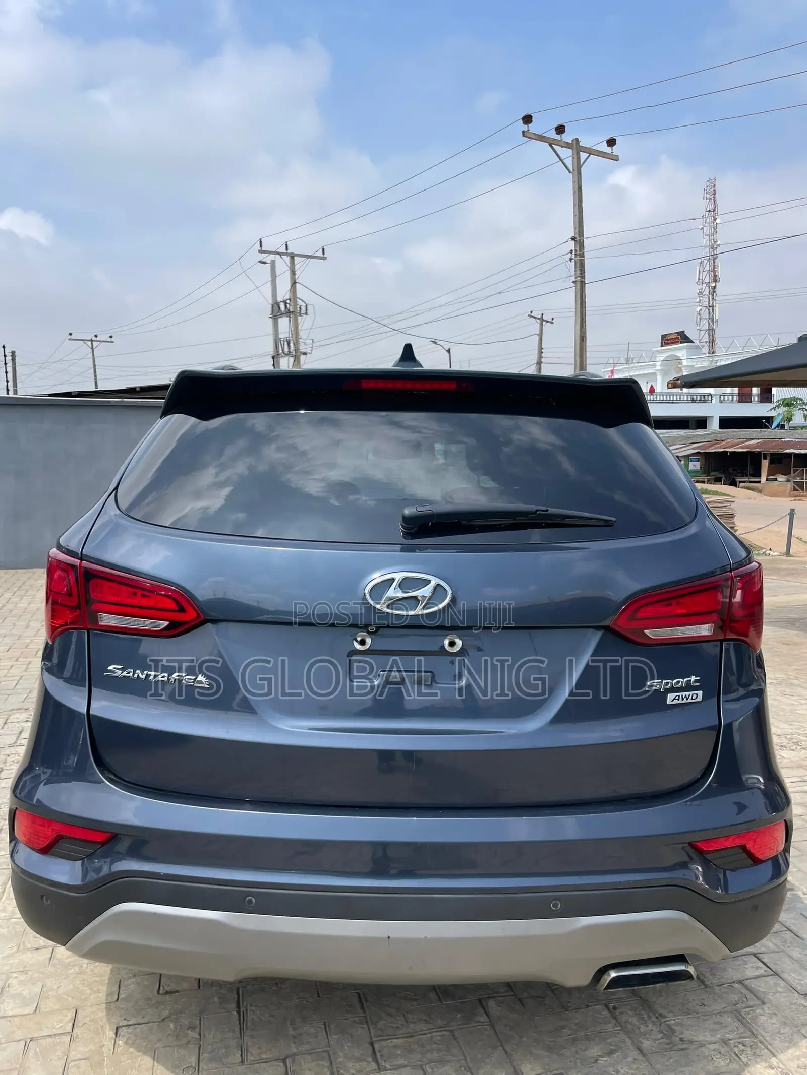 Hyundai Santa Fe SE AWD 2017 Blue