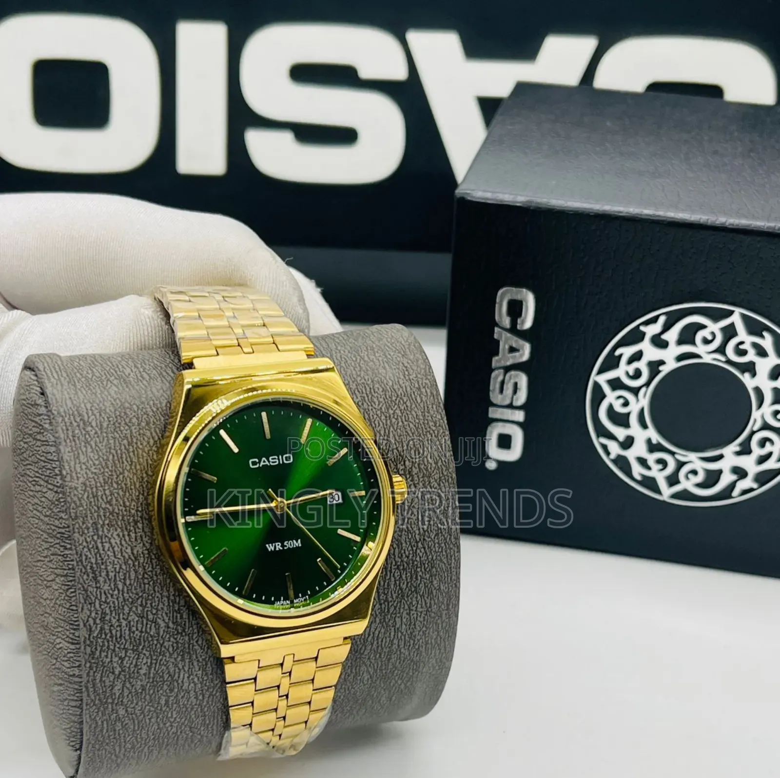 Presidential Casio Stainless Wristwatch