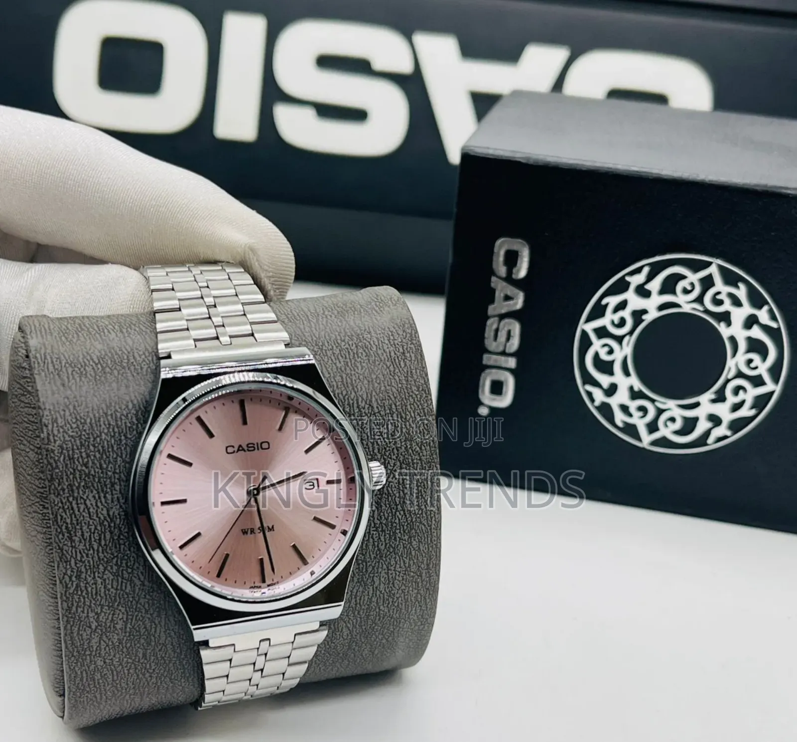 Presidential Casio Stainless Wristwatch