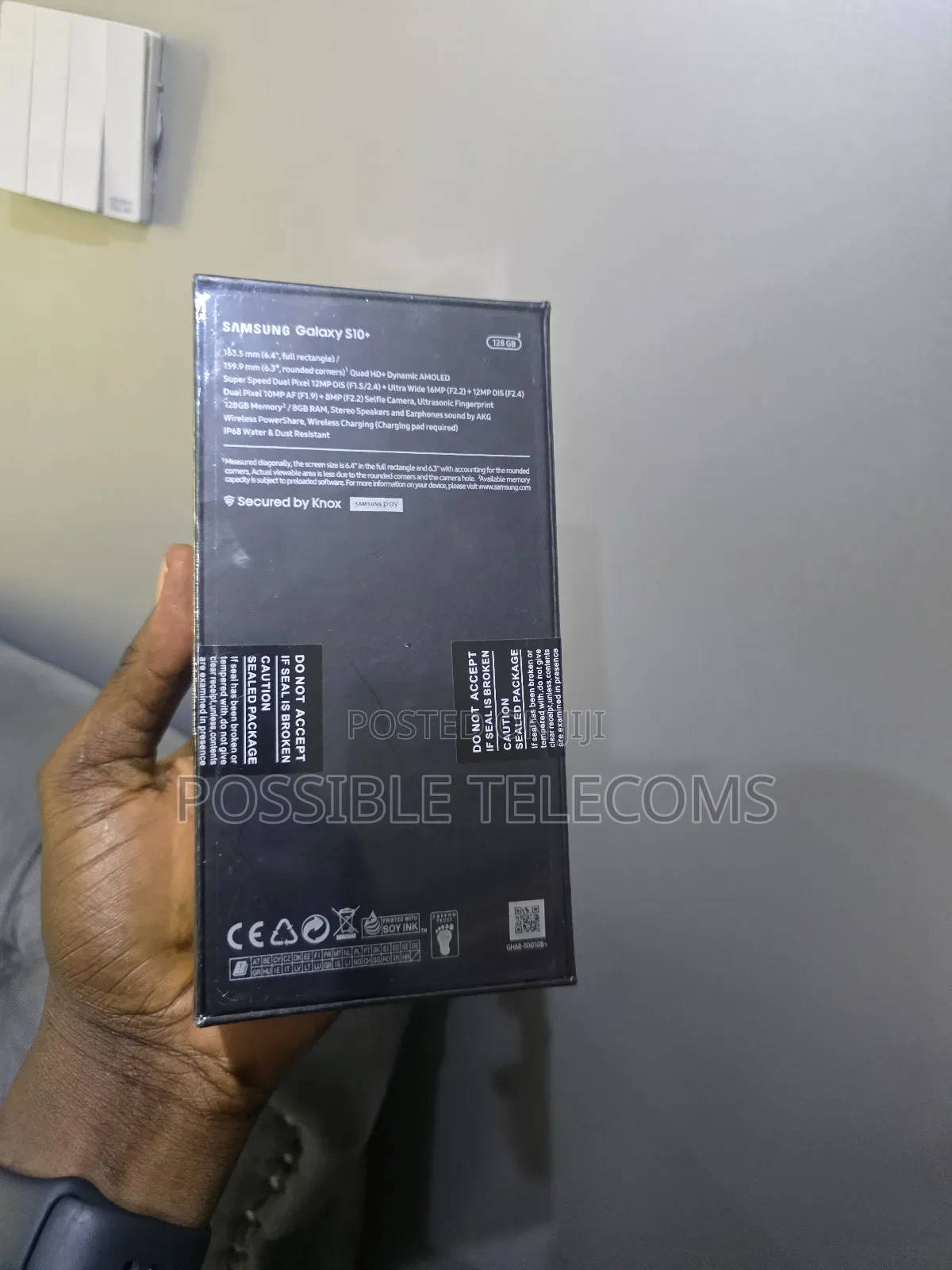 New Samsung Galaxy S10 Plus 128 GB Blue