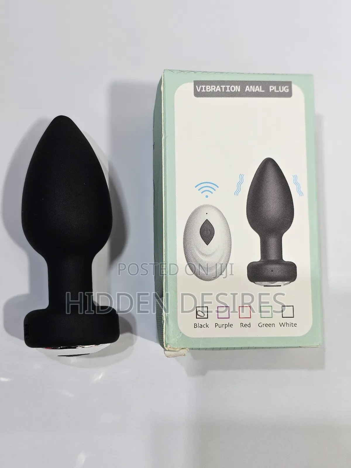 Vibrating Anal Plug- Wireless Remote Controlled