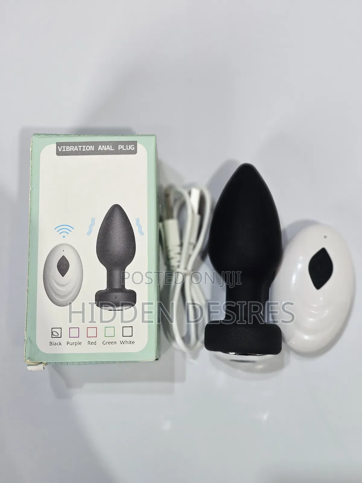 Vibrating Anal Plug- Wireless Remote Controlled