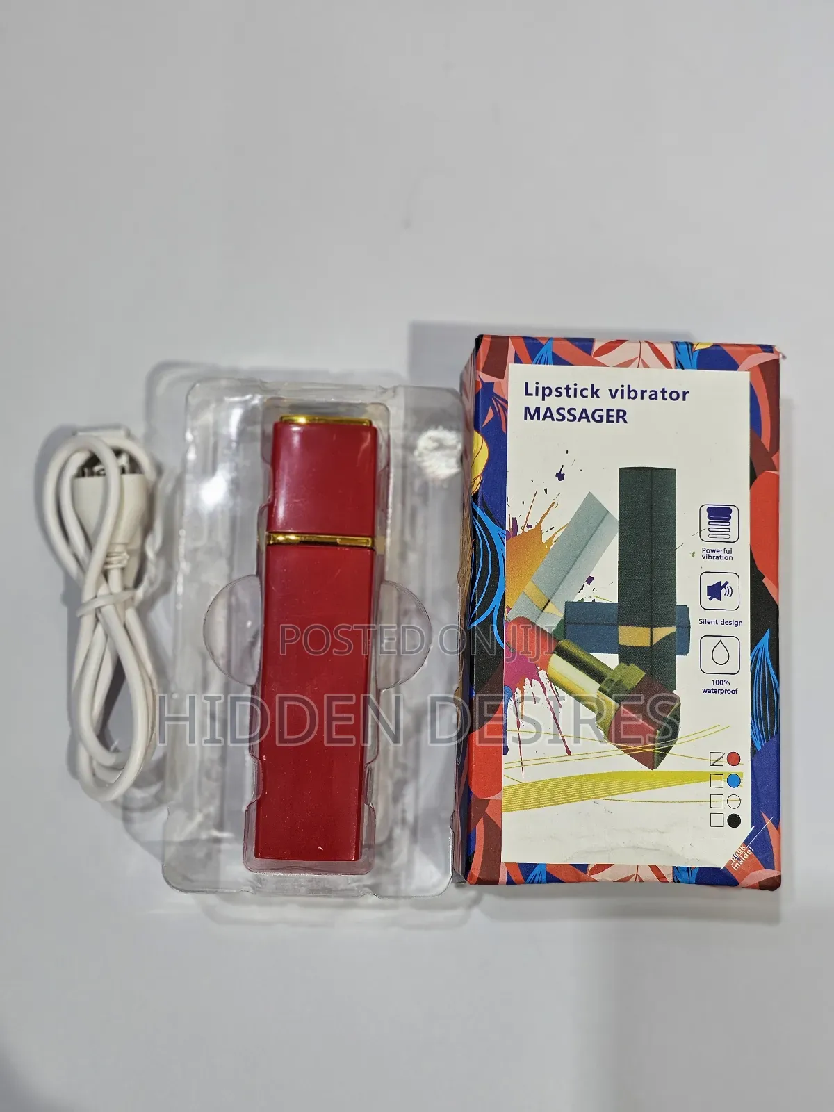 Lipstick Vibrator- 10 Speed Usb Rechargeable Mini Clitorial Vibrator