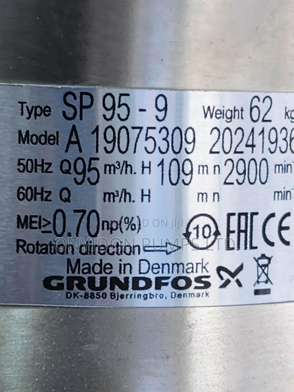 50hp Grundfos Submersible Water Pump