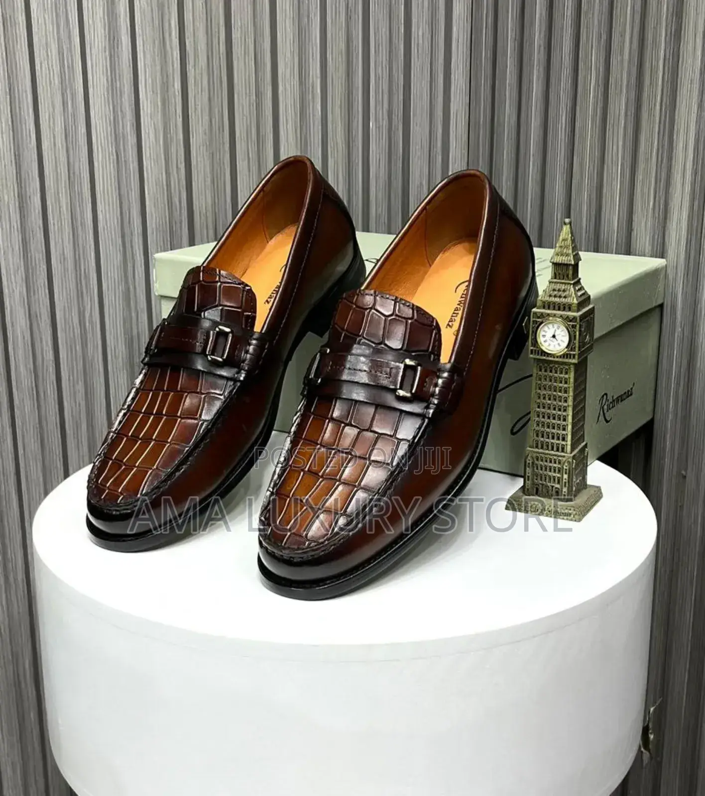 Richwanaz Genuine Leather Men's Luxury Designer Shoes