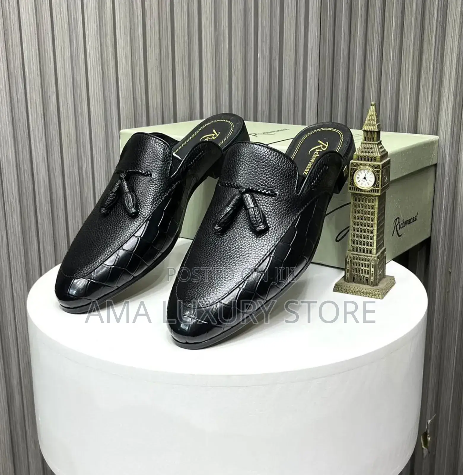 Richwanaz Genuine Leather Men's Luxury Designer Shoes