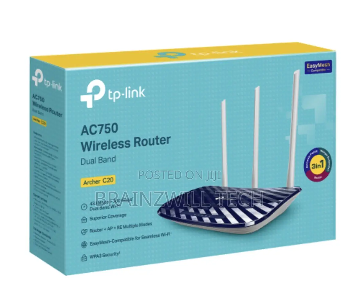 Tp-Link Archer C20 | Ac750 Wireless Dual Band Router
