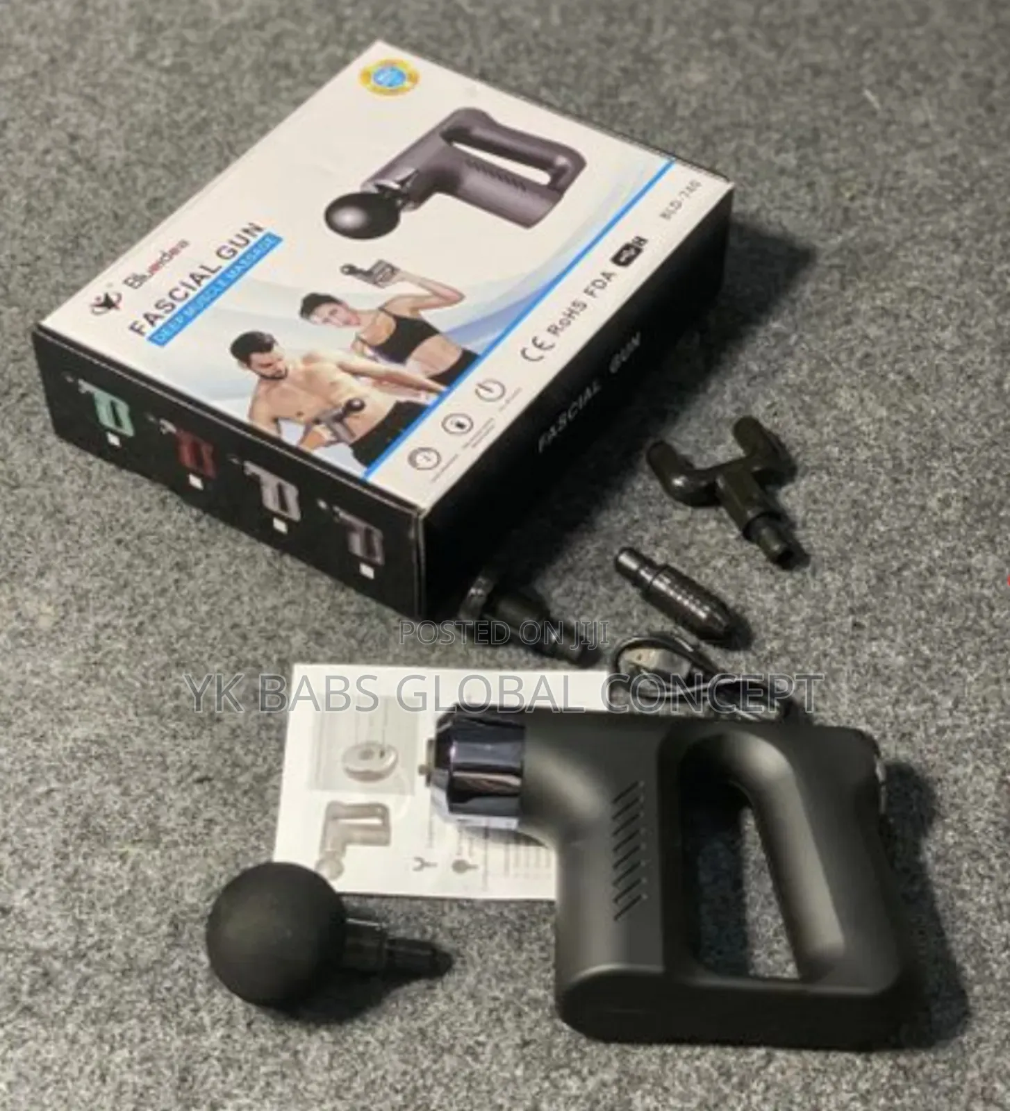 Blueidea Portable Unique Mini Handheld Rechargeable Gun Massage