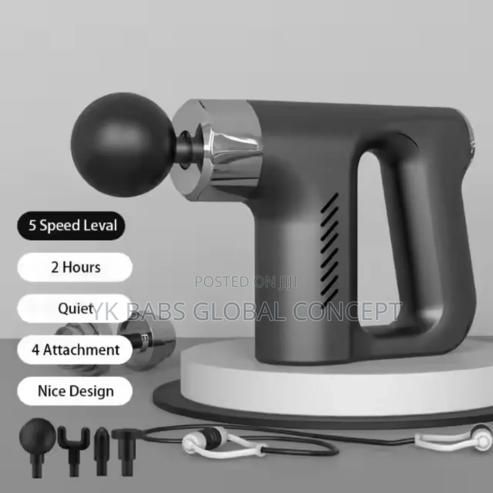 Blueidea Portable Unique Mini Handheld Rechargeable Gun Massage