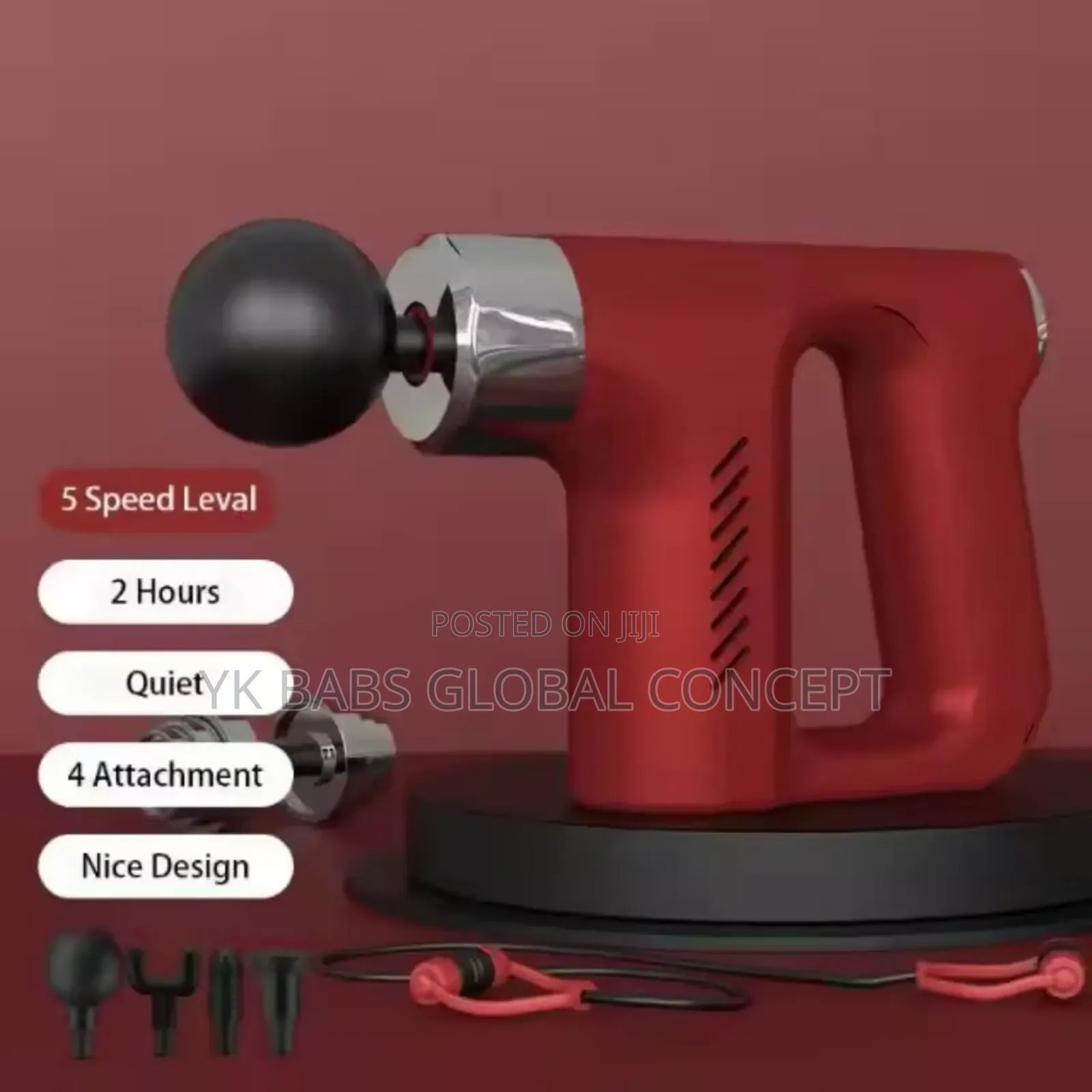Blueidea Portable Unique Mini Handheld Rechargeable Gun Massage