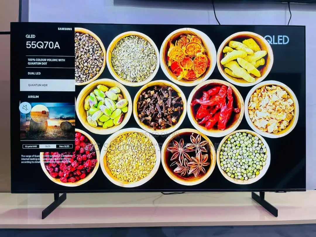 55inch Samsung Qled QHDR Resolution Smart Tv (2021/22 Production)