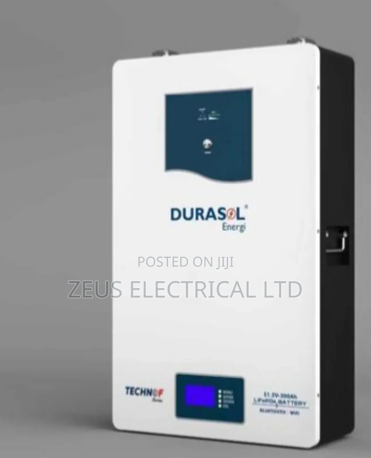 Durasol 5.1kwh/24v Lithium Battery
