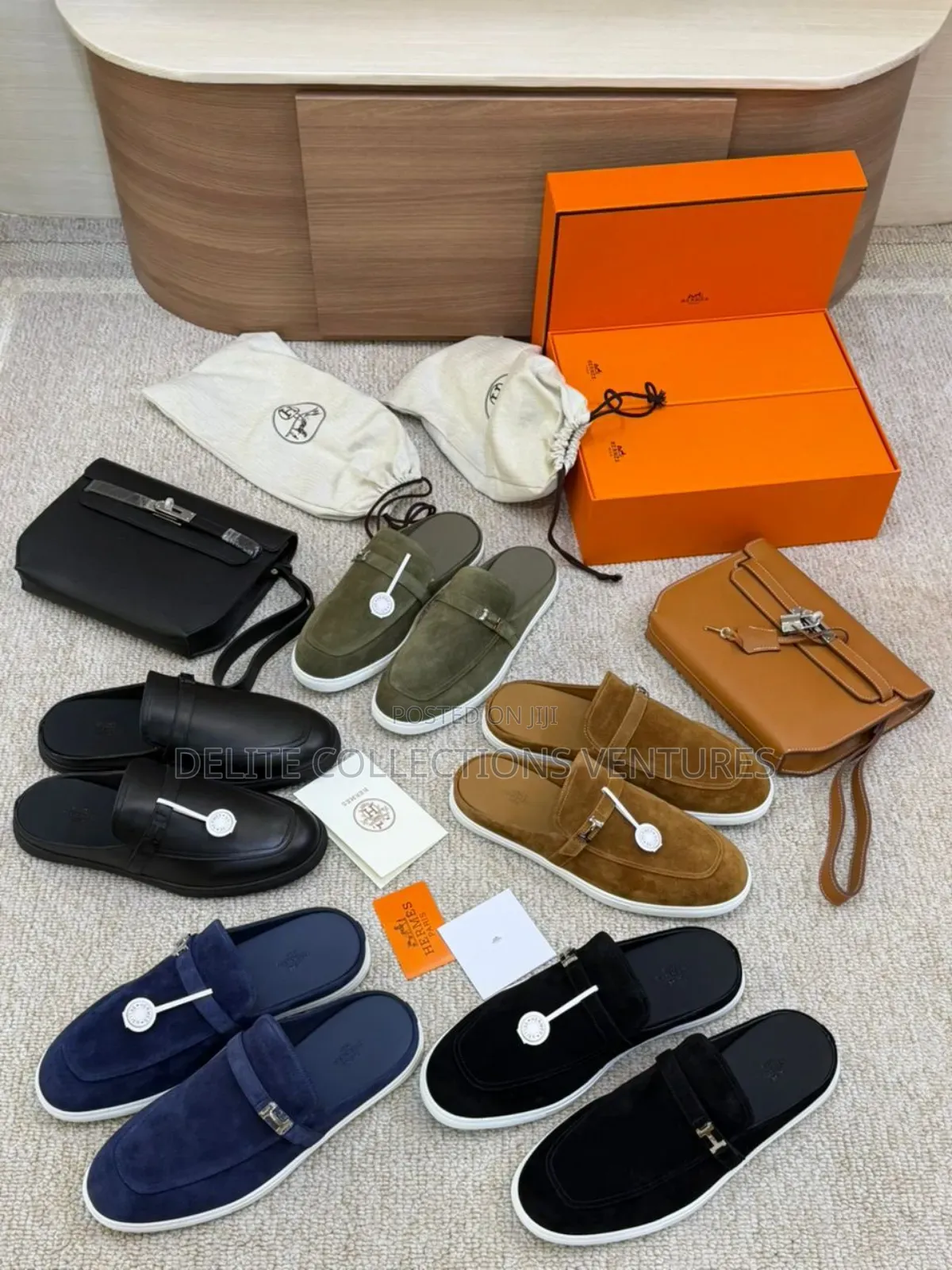 *Original Mule Half Shoe Hermes of Paris Mule Available in Store