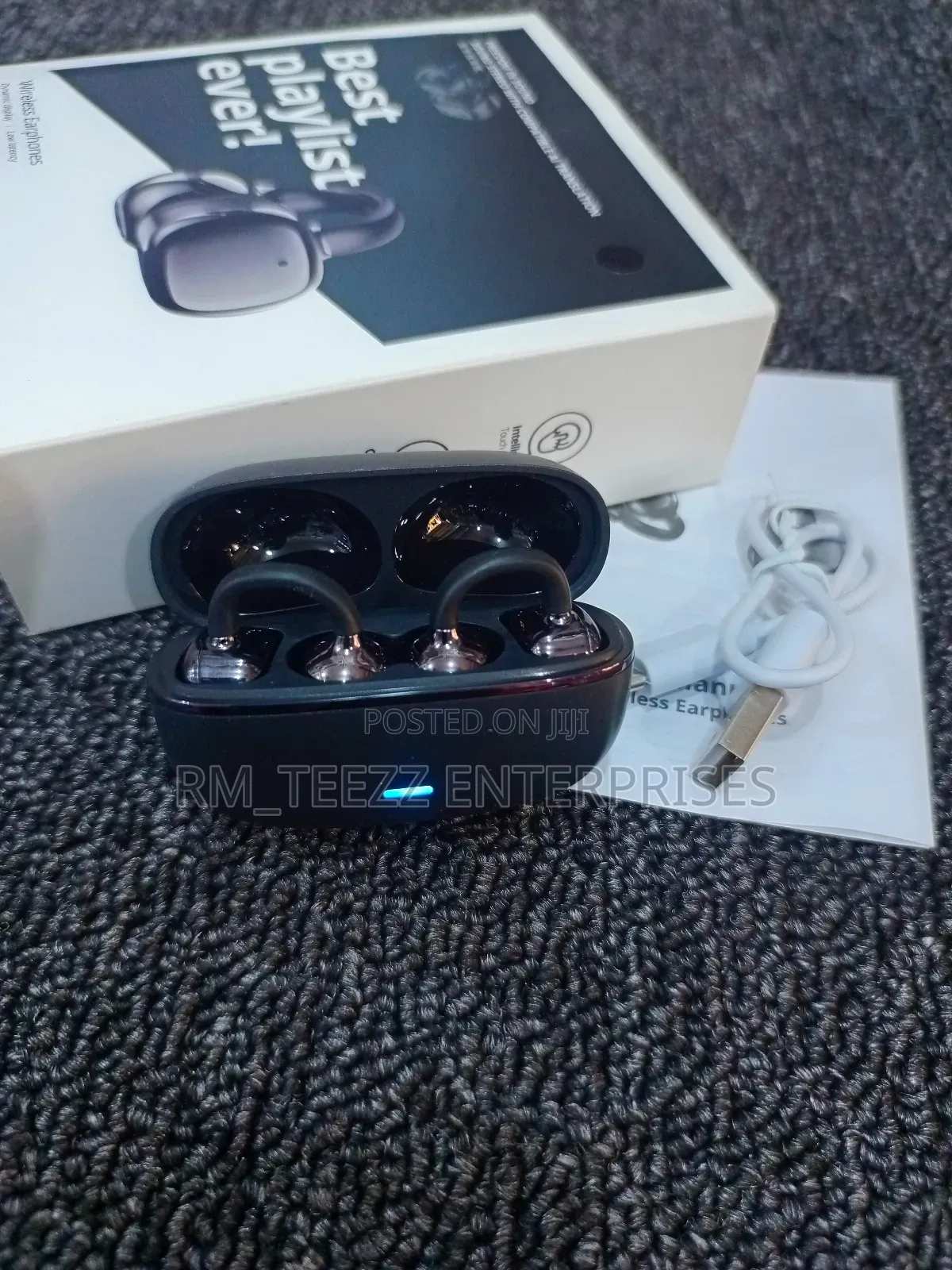 Wireless Ear-Clip Sound Stereo Earbuds