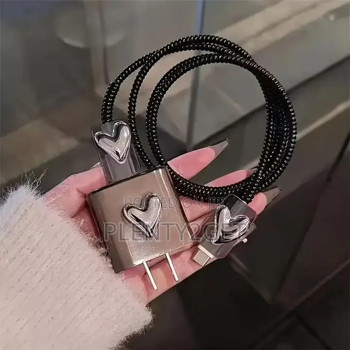 3d Heart-Shaped Design Charger Protective Case Suitable for Apple 20w