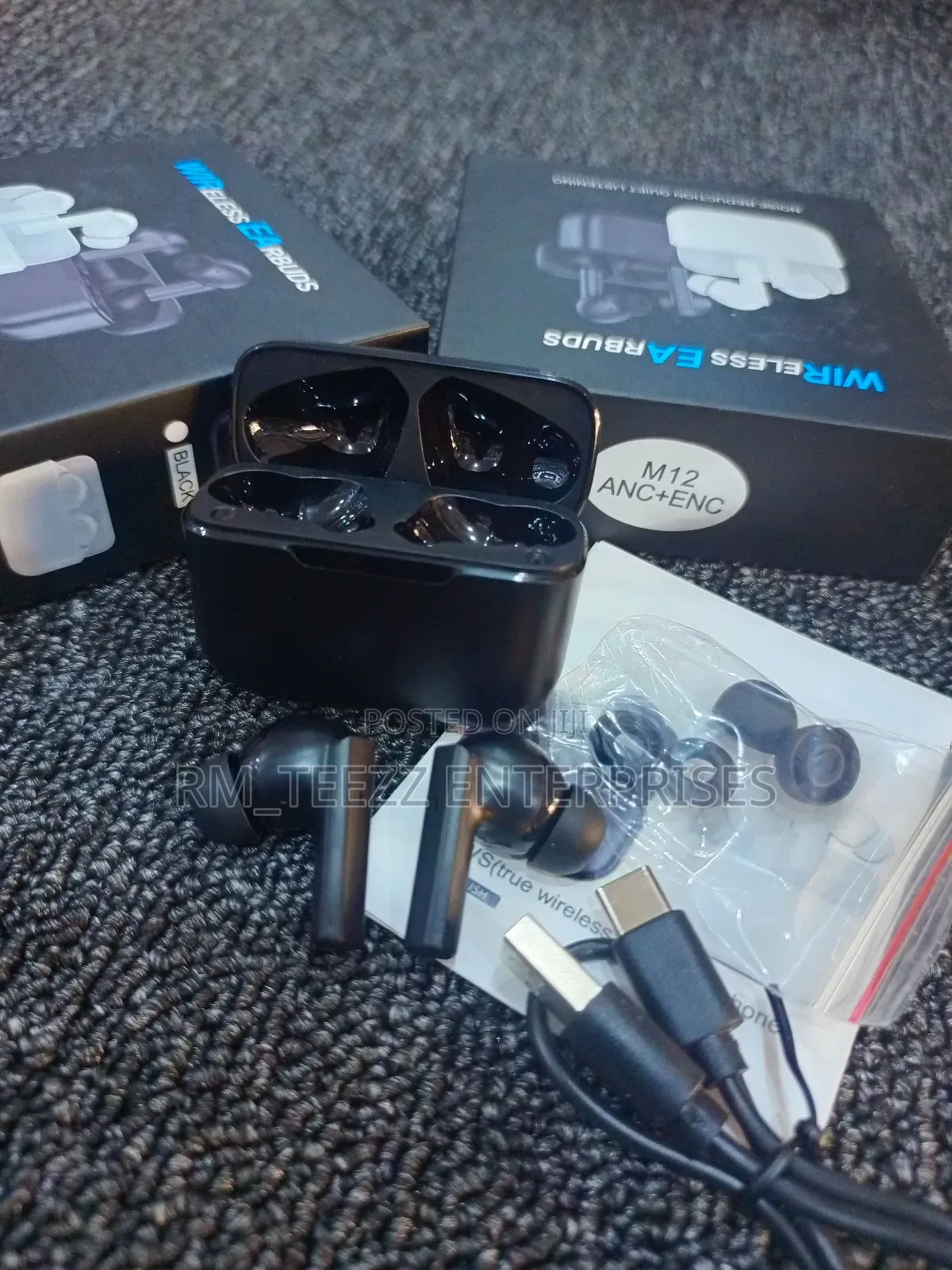 Anc + Enc Double Noise Reduction TWS Earbuds.