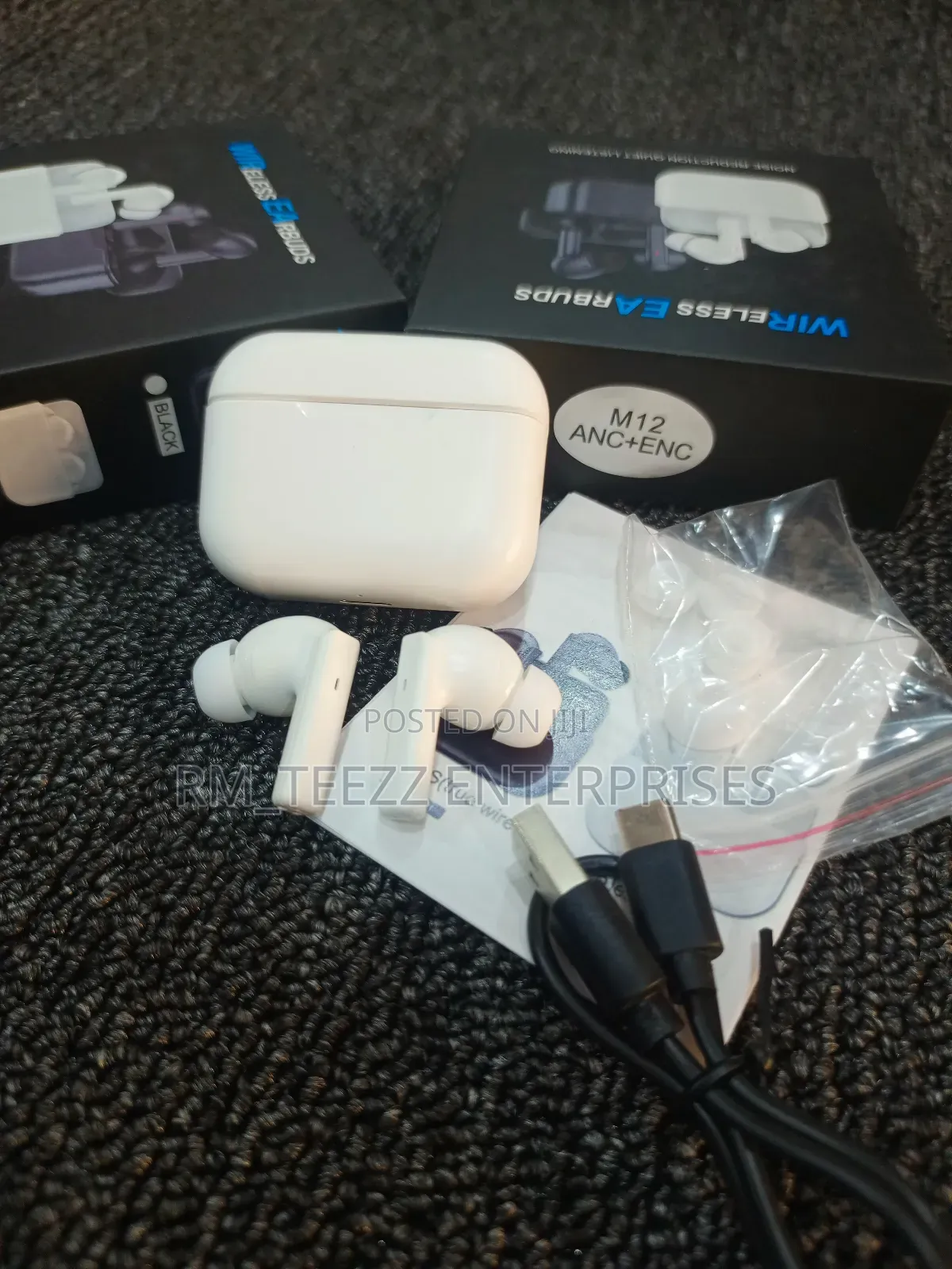 Anc + Enc Double Noise Reduction TWS Earbuds.
