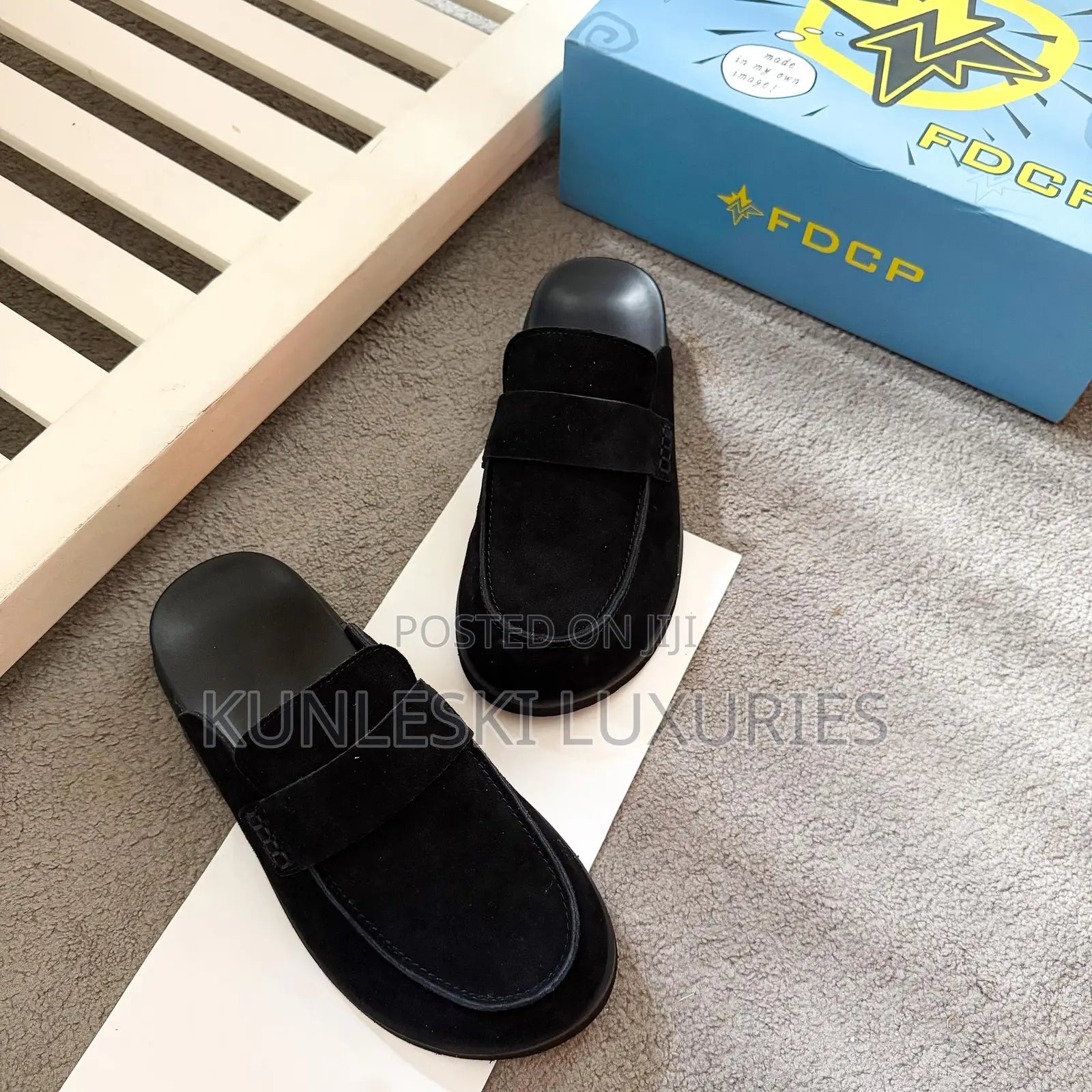 Original FDCP Suede Mules Collections