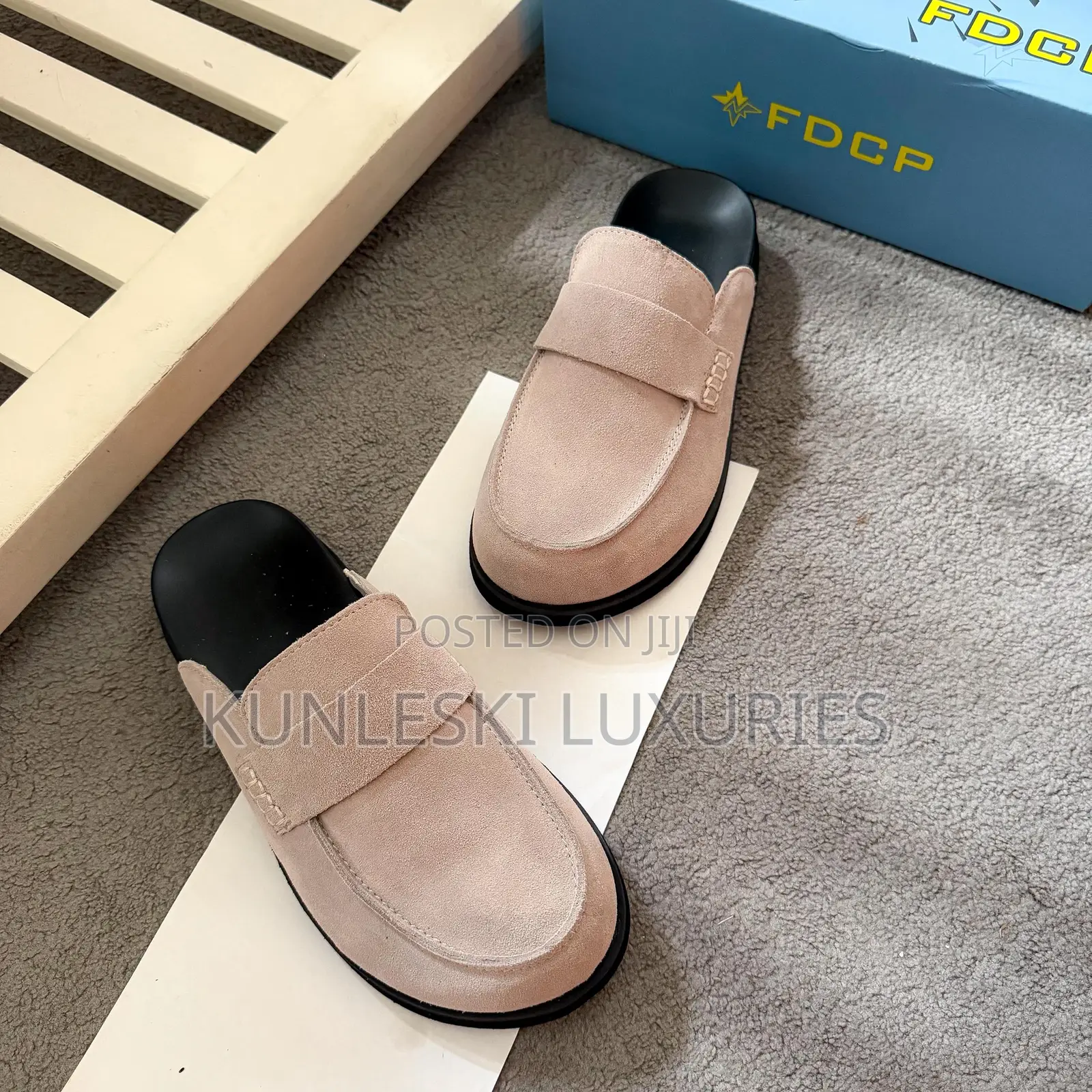 Original FDCP Suede Mules Collections