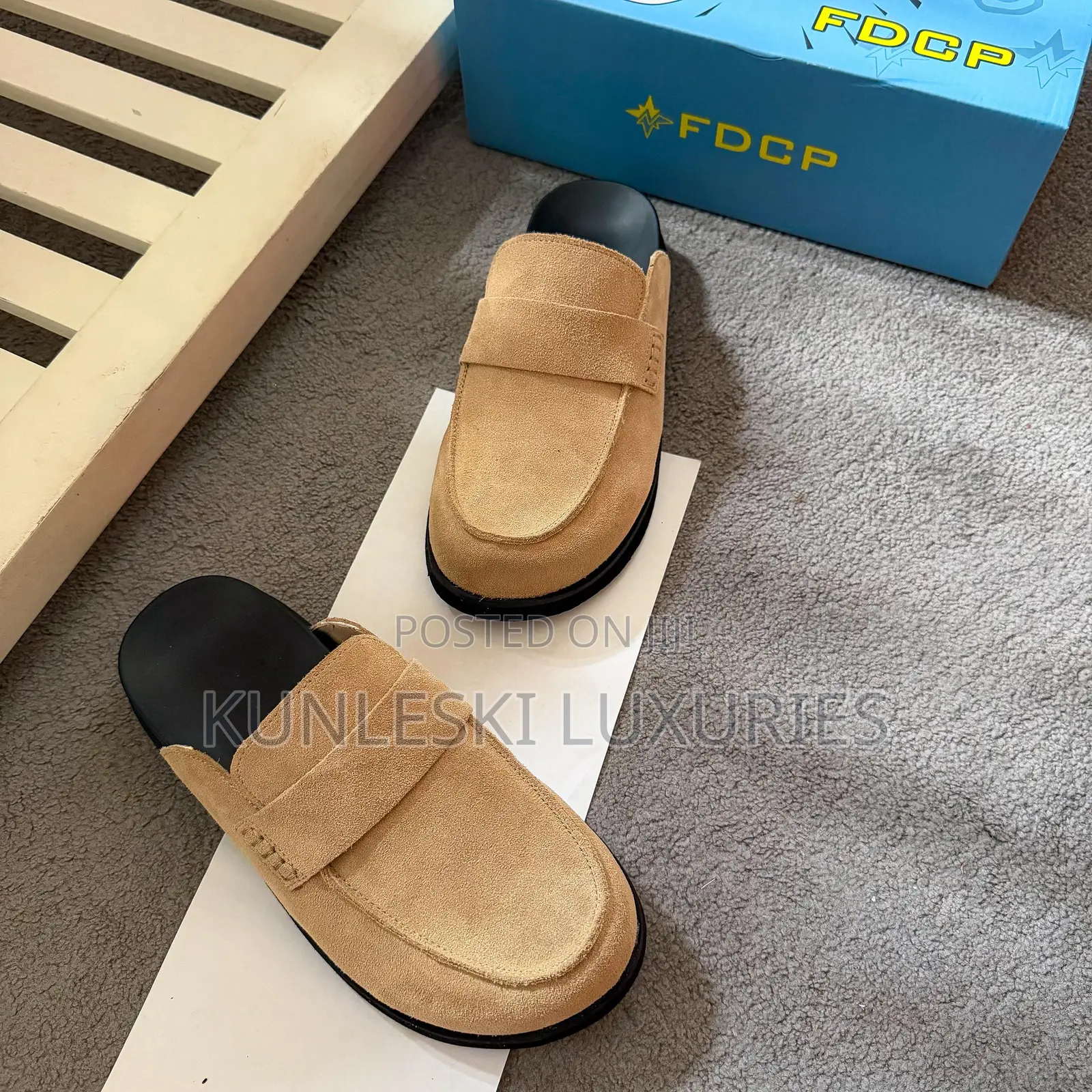 Original FDCP Suede Mules Collections