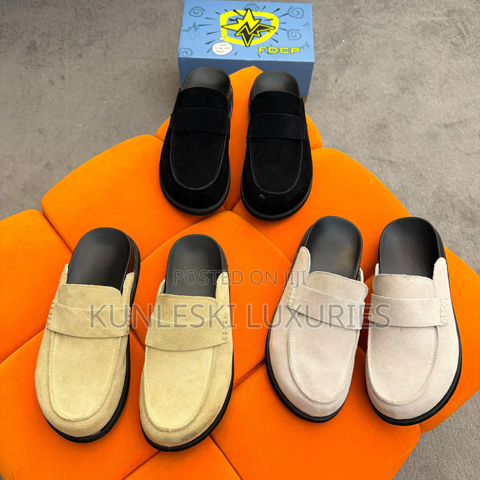 Original FDCP Suede Mules Collections