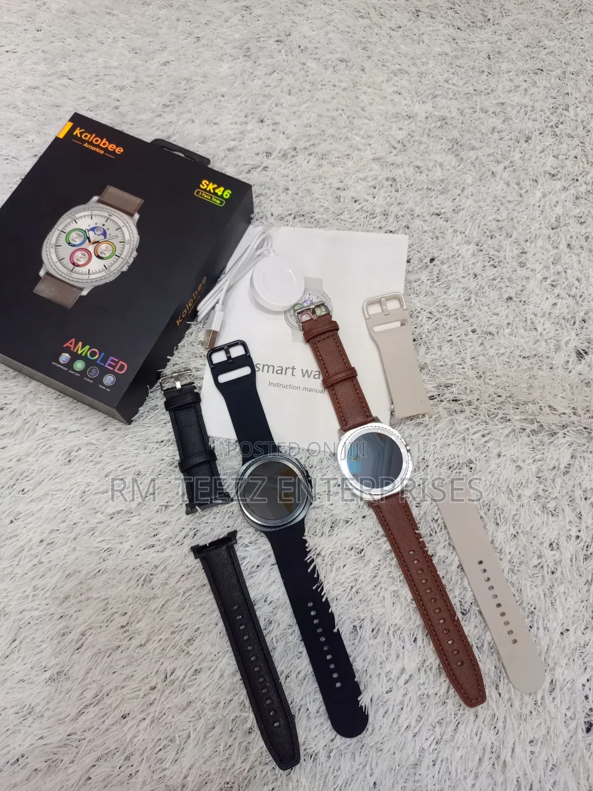 Sk46 Smartwatch 1.43inch Amoled Display With Rotatable Bezel