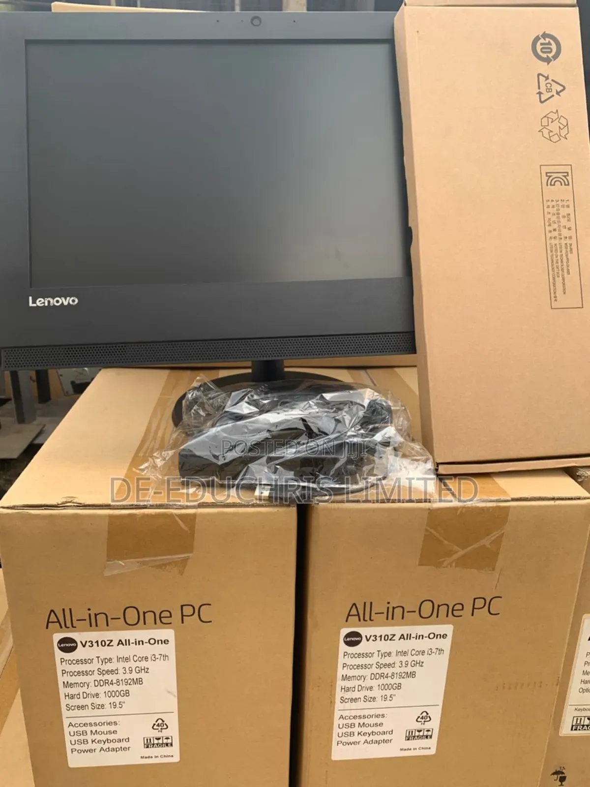 New Desktop Computer Lenovo 8GB Intel Core i3 HDD 500GB