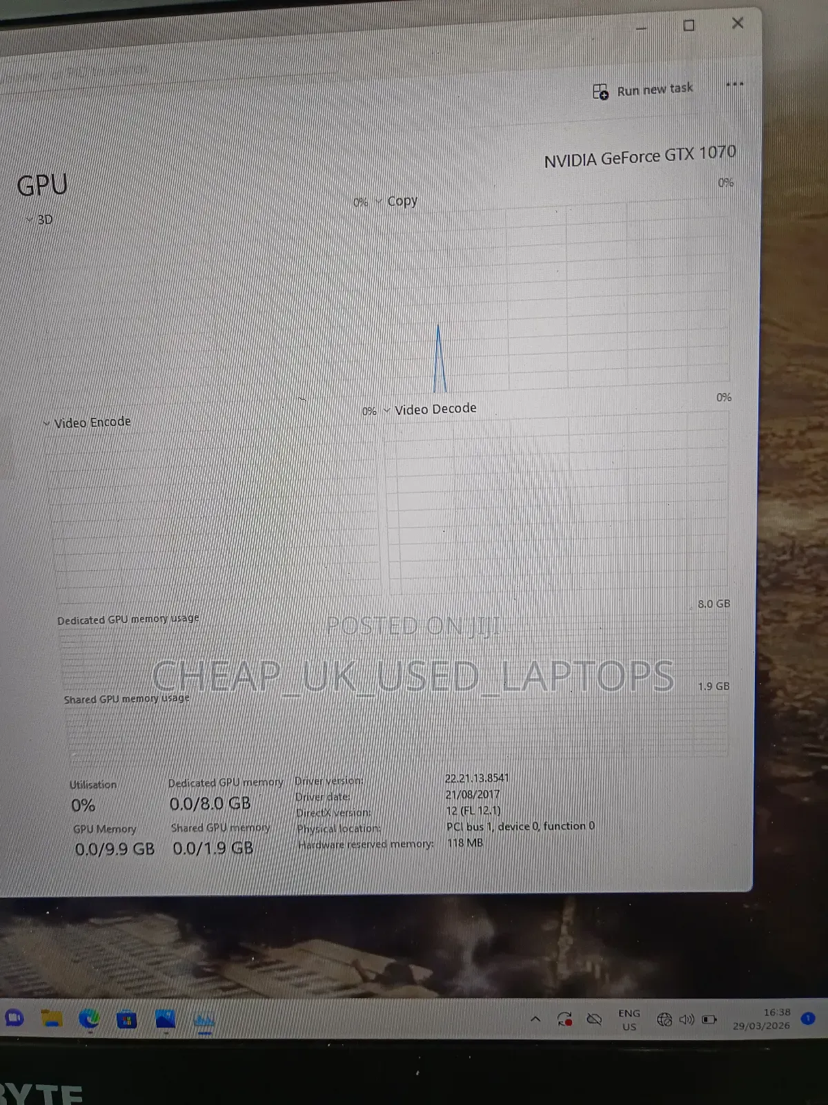 Laptop Gigabyte P57X v6 16GB Intel Core i7 HDD+SSD 750GB