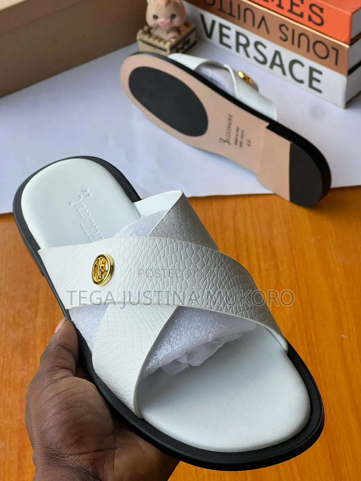Latest High Quality Billionaire Men's Pam Slippers