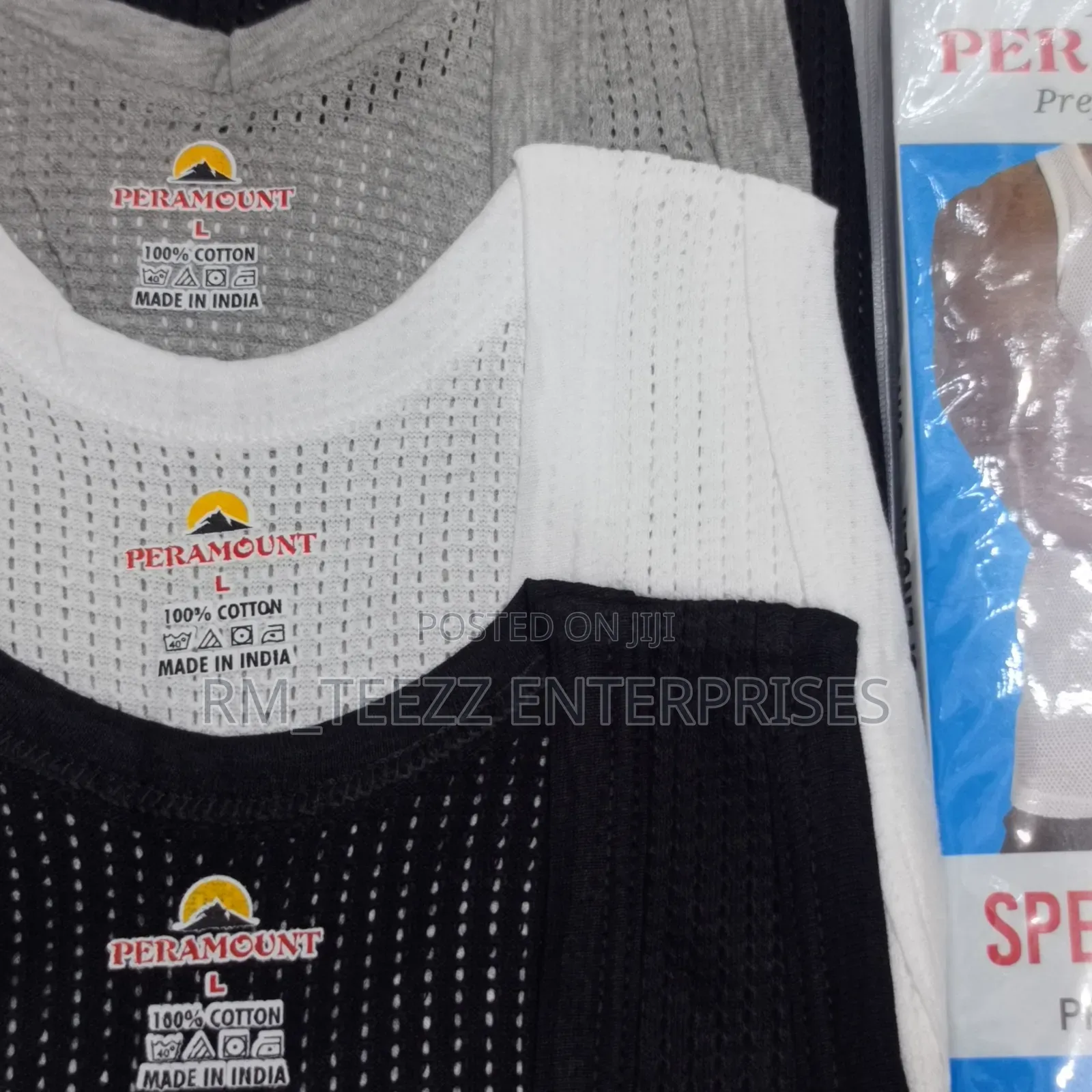 3in1 Peramount Spencer Men's Mixed Coloured Singlet