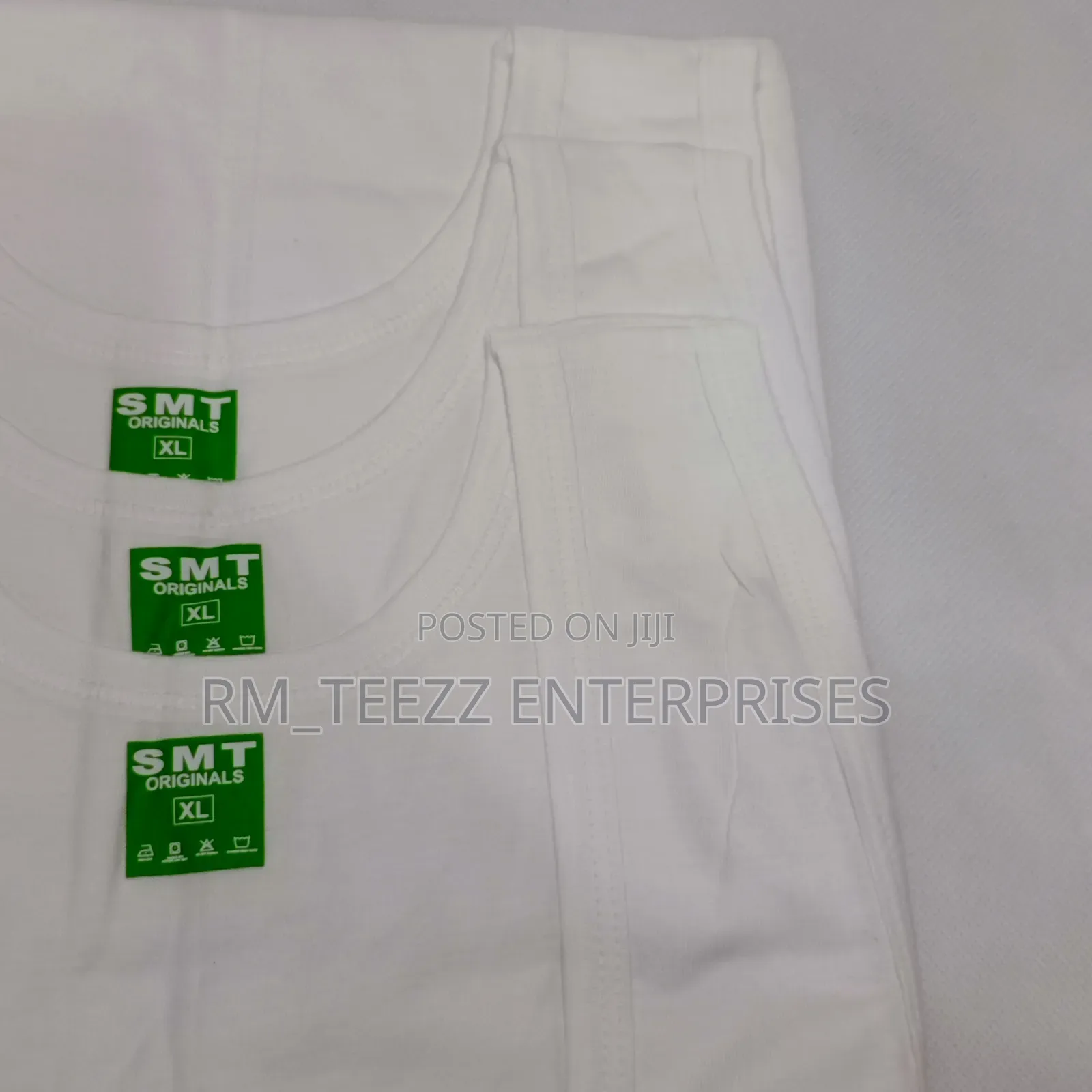 3in1 SMT Men's White Singlet