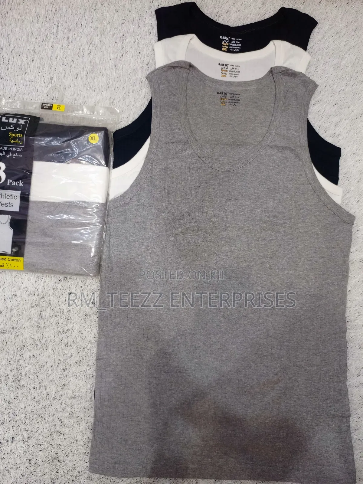 3in1 Lux Sports Men's Althetic Vests