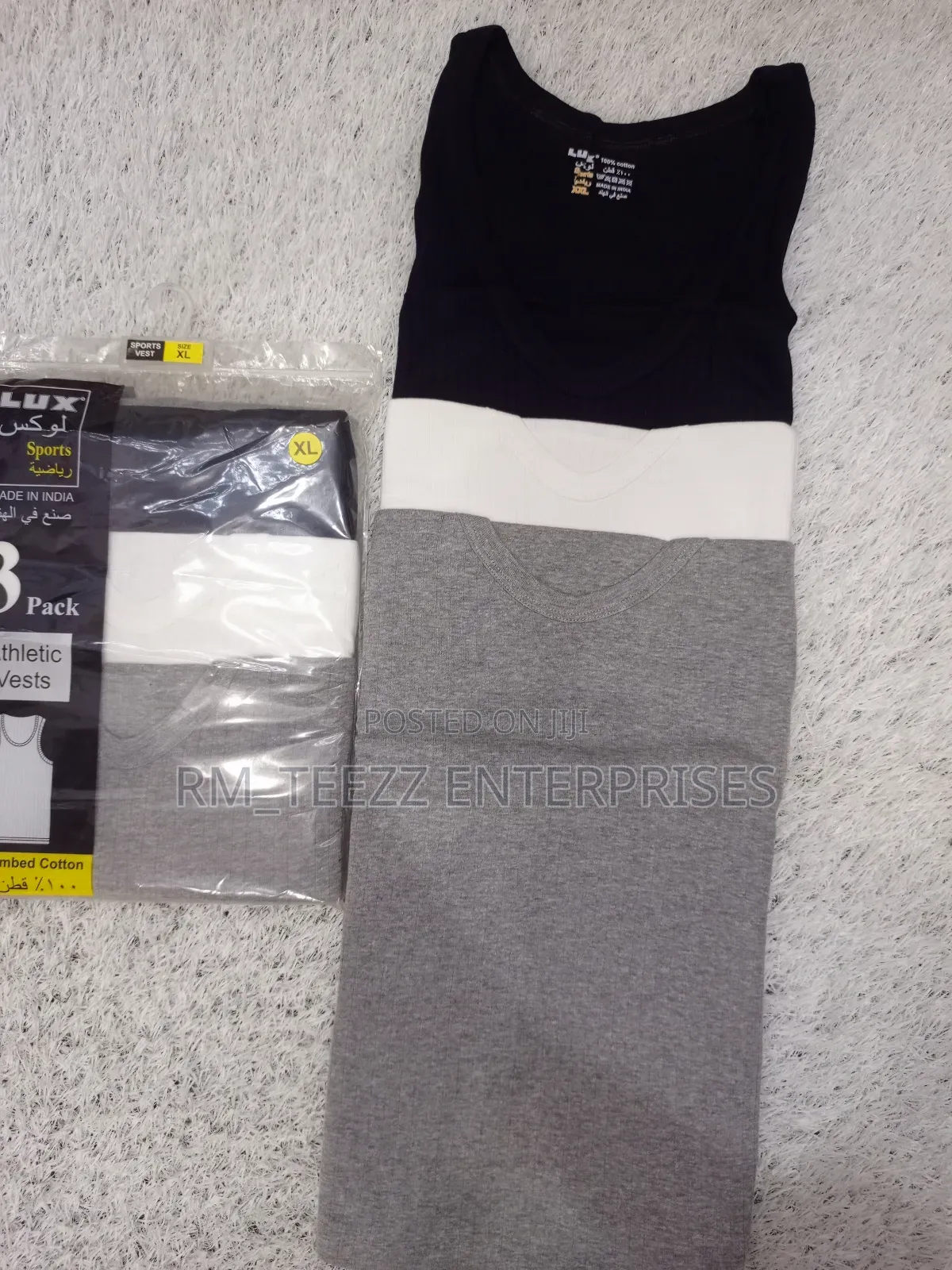 3in1 Lux Sports Men's Althetic Vests