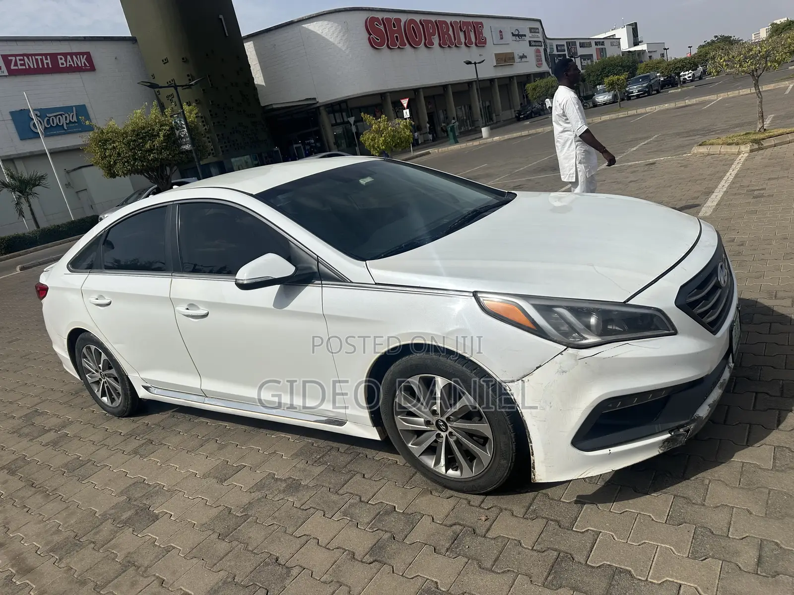 Hyundai Sonata Sport Sedan FWD (2.4L 4cyl 6A) 2016 White