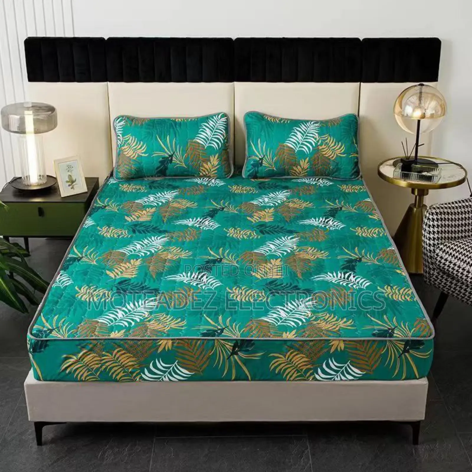 High Quality 5by6, 6by6, 6by7 Waterproof Bed Spread With Pillow Cases