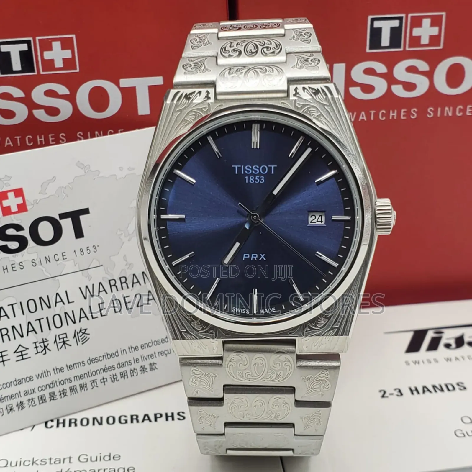 Tissot Male Watch Chain Strap Battery Power