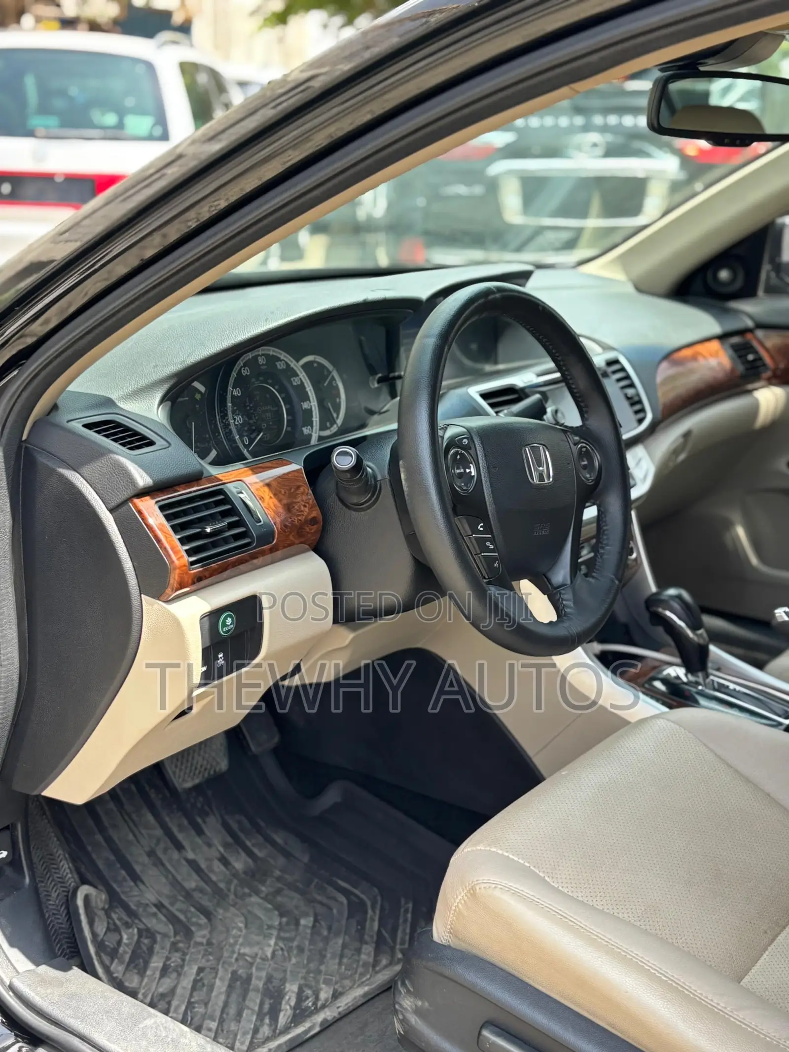 Honda Accord EX-L V-6 4dr Sedan w/Navigation (3.5L 6cyl 6A) 2014 Black