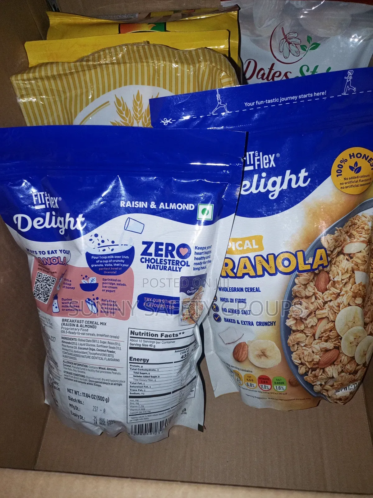 Fit Flex Delight Tropical Granola, Natural Ingredients