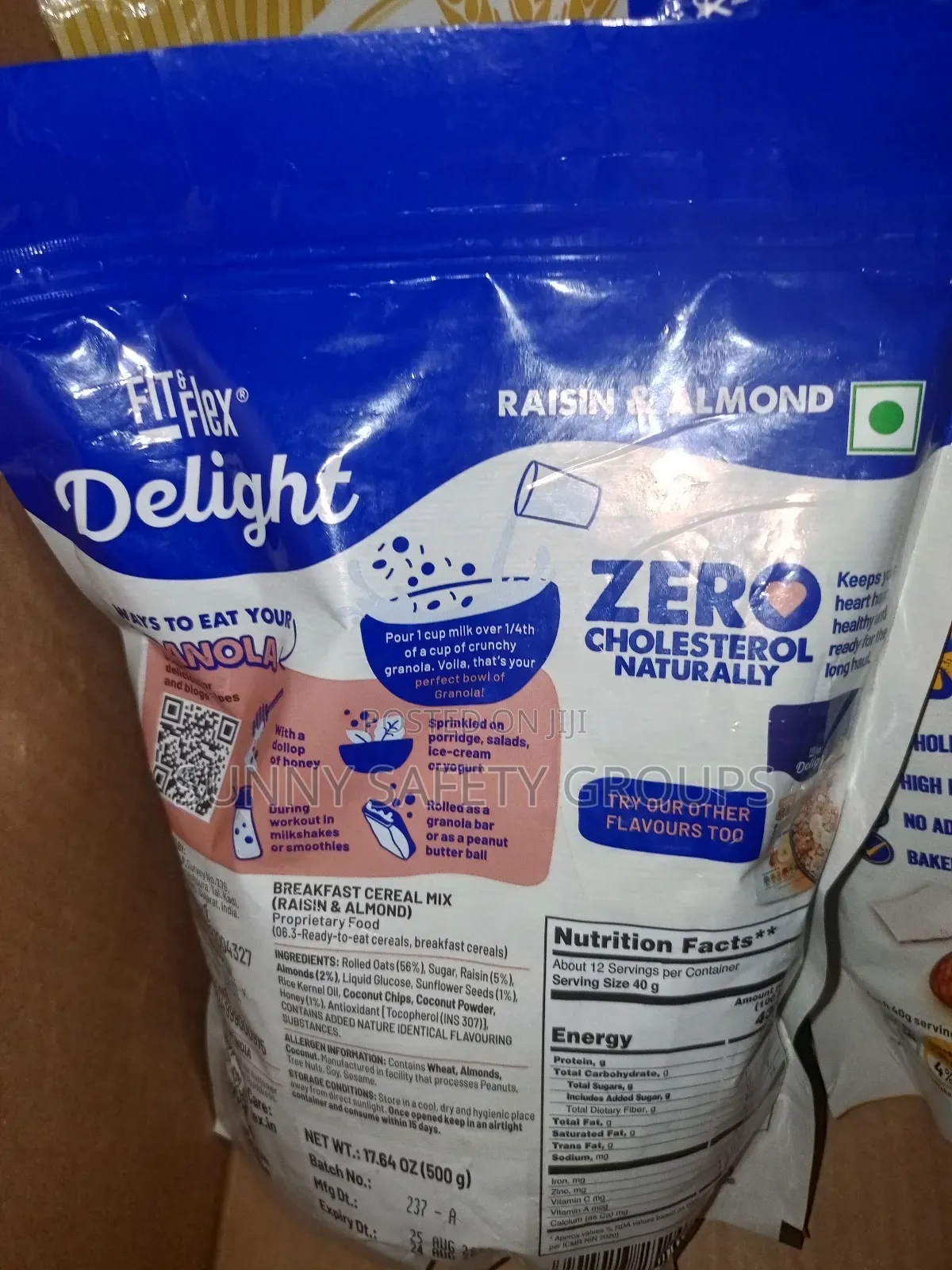Fit Flex Delight Tropical Granola, Natural Ingredients