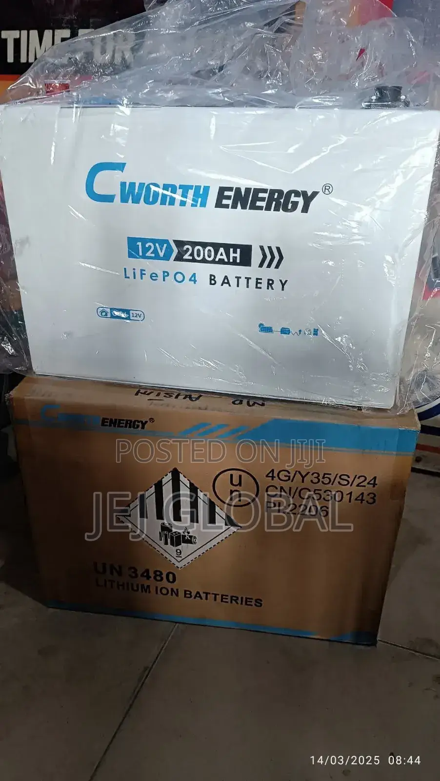 Cworth Energy 12v 200ah (2.56kwh) Lifepo4 Lithium Battery