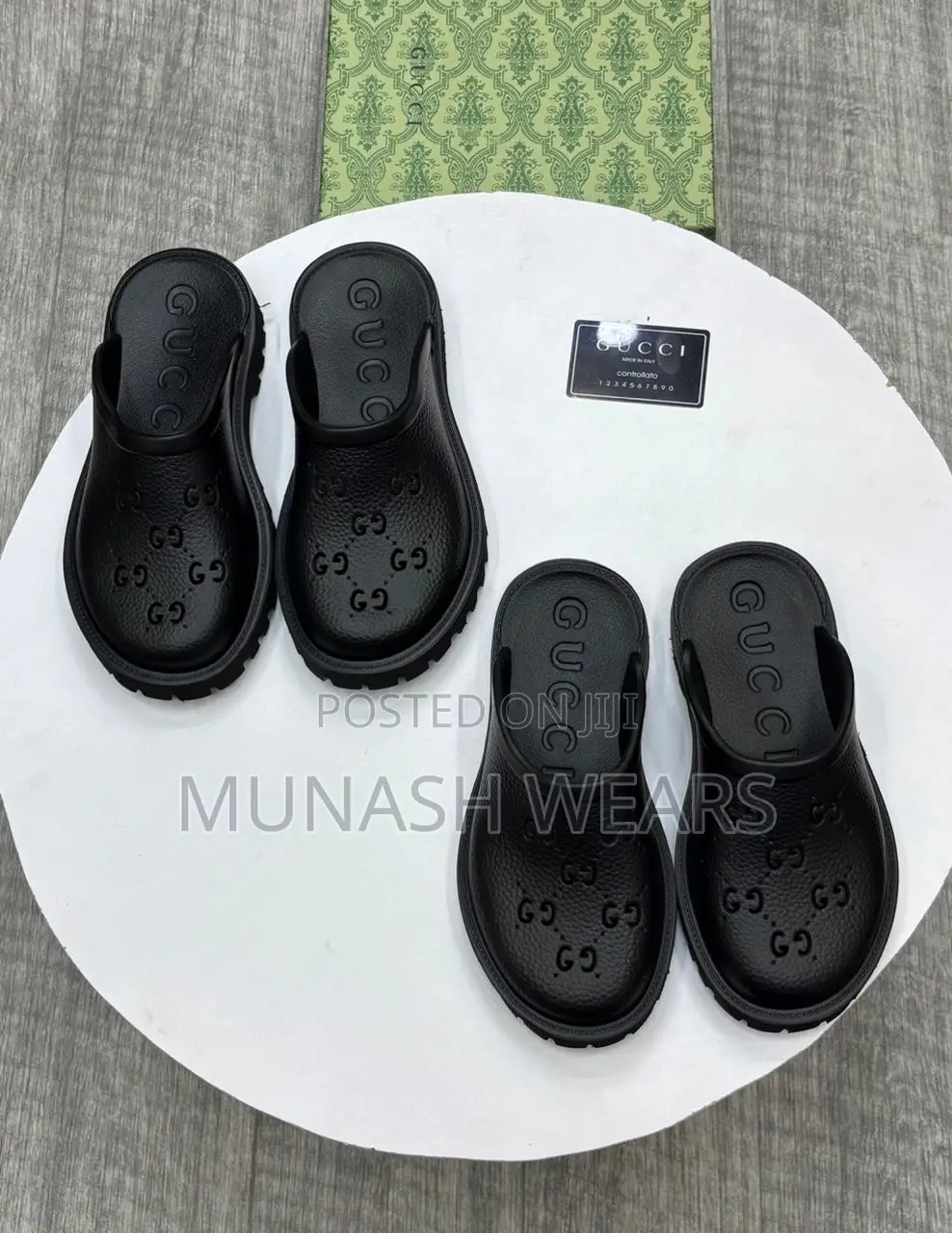 Gucci Flat and Big Sole Slide 40-46