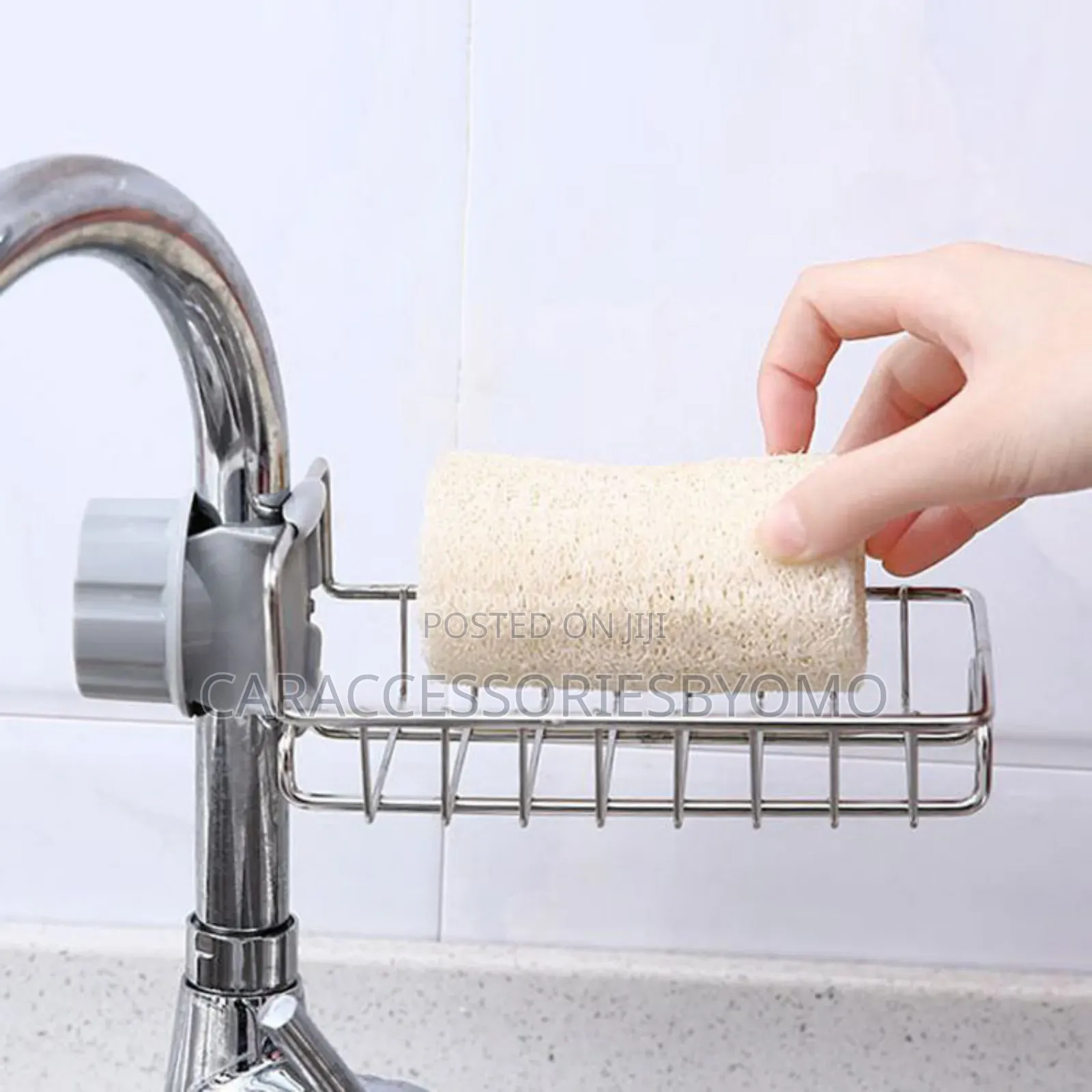Stainless Soap Placeholder Sink Rack Holder