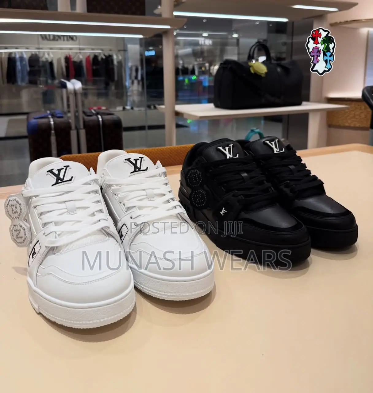 Luxury Lv Skateboard Original Leather Sneakers 40-46