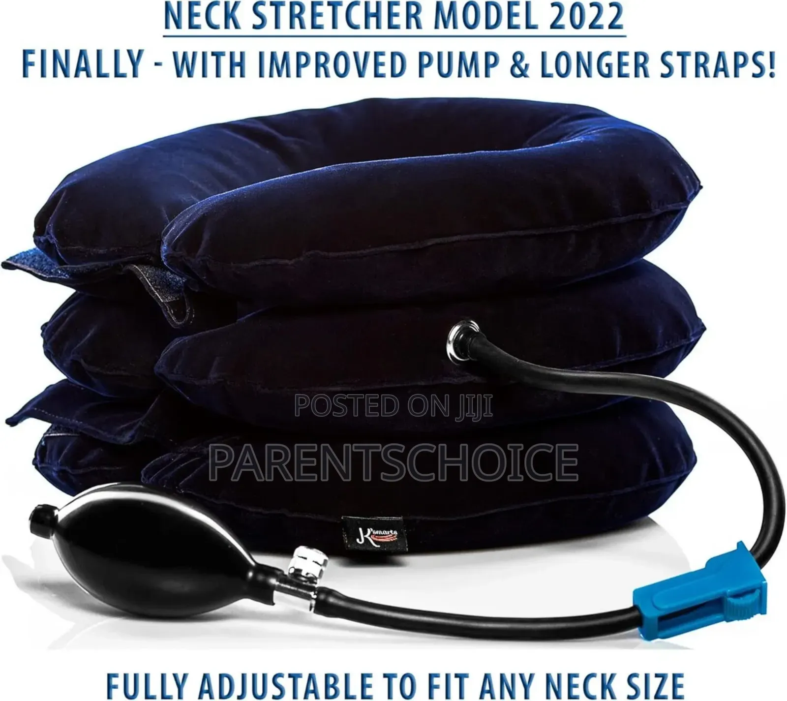 Adjustable Neck Traction Device Inflatable Pillow for Pain Relief